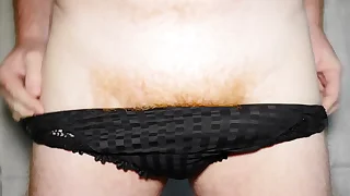Black Panties Cock Play